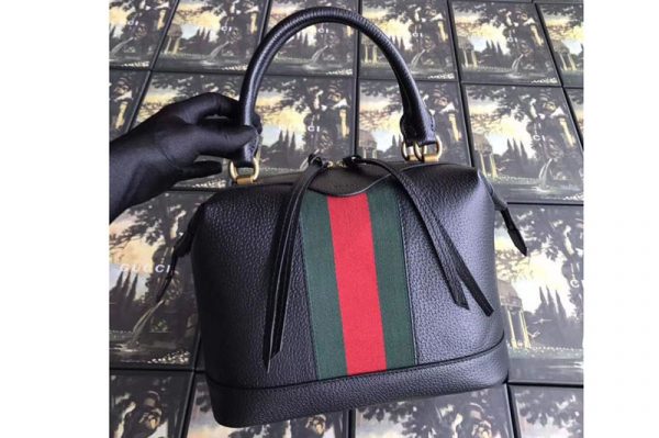 Replica Gucci GG Calf leather top quality tote bag 523433 black