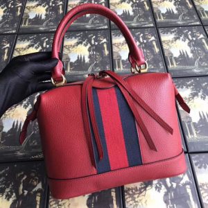 Replica Gucci GG Calf leather top quality tote bag 523433 red