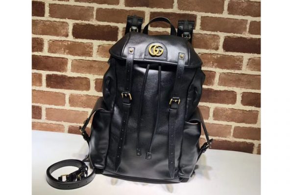 Replica Gucci 526908 RE(BELLE) leather backpack Black