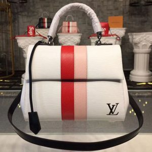 Replica Louis Vuitton M51964 LV Cluny BB Bags Epi Leather White