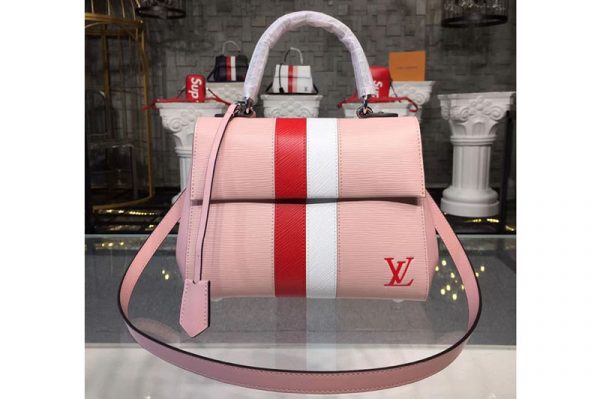 Replica Louis Vuitton M51964 LV Cluny BB Bags Epi Leather Pink