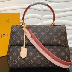 Replica Louis Vuitton M43535 LV Monogram Canvas Cluny MM Bags Sesame