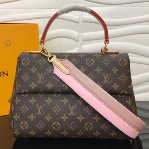 Replica Louis Vuitton M43653 LV Monogram Canvas Cluny MM Bags Papyrus Creme