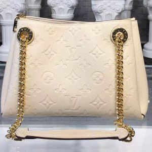 Replica Louis Vuitton M43877 LV Monogram Empreinte Surene BB Bags Creme