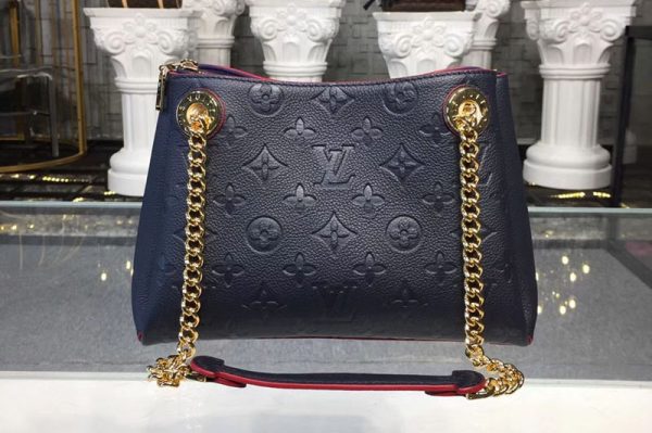 Replica Louis Vuitton M43750 LV Monogram Empreinte Surene BB Bags Blue