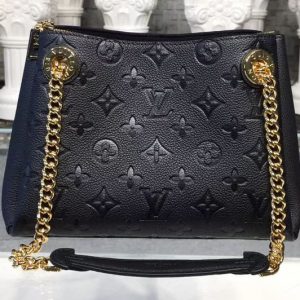 Replica Louis Vuitton M43748 LV Monogram Empreinte Surene BB Bags Black