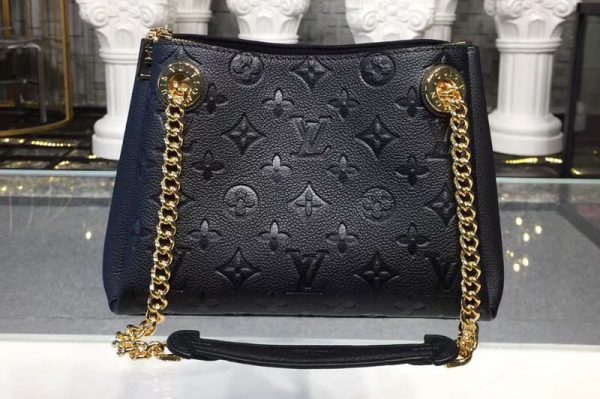 Replica Louis Vuitton M43748 LV Monogram Empreinte Surene BB Bags Black