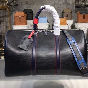 Replica Louis Vuitton M51462 Keepall Bandouliere 50 Epi Leather Bags