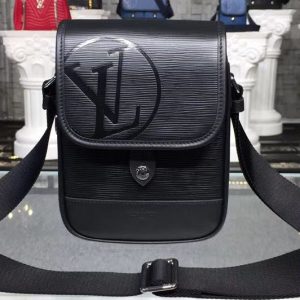 Replica Louis Vuitton M53497 LV Epi Leather Messenger BB Bags Black