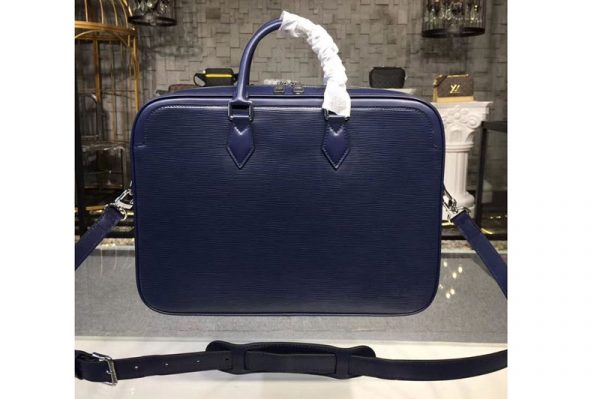 Replica Louis Vuitton M54405 LV Dandy MM Epi Leather Bags Blue