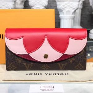 Replica Louis Vuitton M60531 LV sarah wallet monogram Canvas With Leather