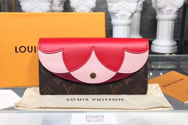 Replica Louis Vuitton M60531 LV sarah wallet monogram Canvas With Leather