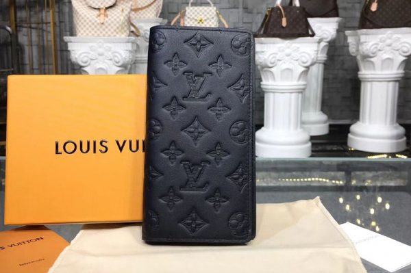 Replica Louis Vuitton M62900 LV Brazza Wallets Monogram Shadow Leather