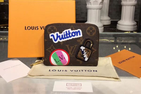 Replica Louis Vuitton M63391 LV Monogram Canvas Zippy Coin Purse