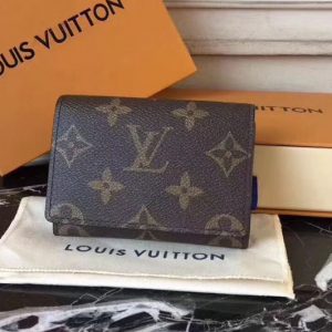 Replica Louis Vuitton M63801 Enveloppe Carte de Visite Monogram Canvas Wallets