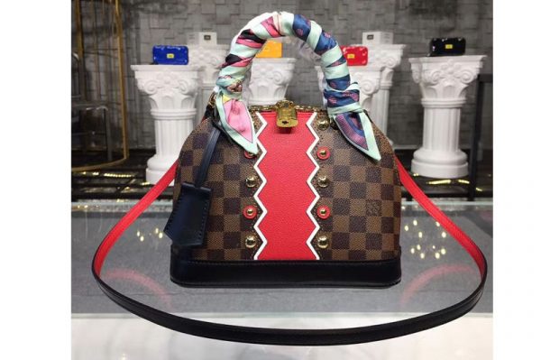 Replica Louis Vuitton N41221 LV Damier Ebene Canvas ALMA BB Bags