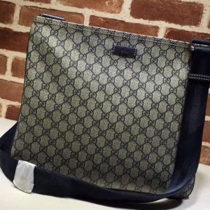 Replica Gucci 201446 GG Supreme Canvas messenger Bags Blue