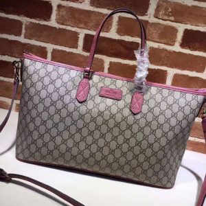 Replica GUCCI GG Supreme Tote Bag 410748 Rosy