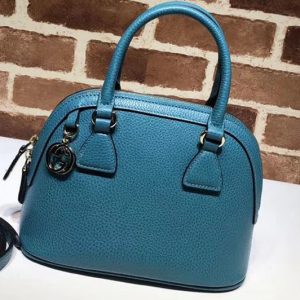 Replica Gucci Women's GG Charm Mini Dome Crossbody 449661 Blue