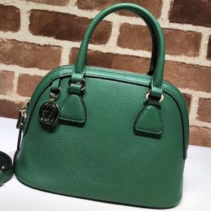 Replica Gucci Women's GG Charm Mini Dome Crossbody 449661 Green