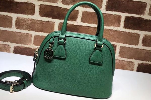 Replica Gucci Women's GG Charm Mini Dome Crossbody 449661 Green