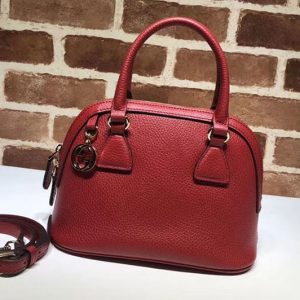 Replica Gucci Women's GG Charm Mini Dome Crossbody 449661 Red