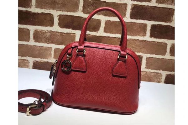 Replica Gucci Women's GG Charm Mini Dome Crossbody 449661 Red