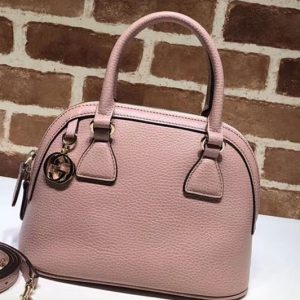 Replica Gucci Women's GG Charm Mini Dome Crossbody 449661 Pink