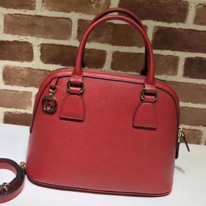 Replica Gucci 449662 GG Calf leather top quality tote bags Red