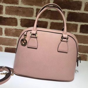 Replica Gucci 449662 GG Calf leather top quality tote bags Pink