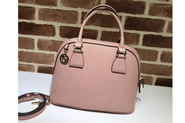 Replica Gucci 449662 GG Calf leather top quality tote bags Pink