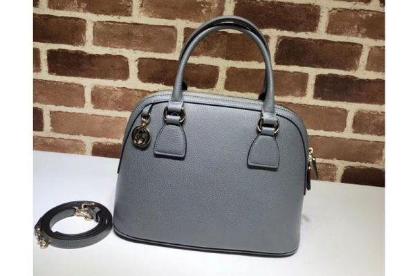 Replica Gucci 449662 GG Calf leather top quality tote bags Grey