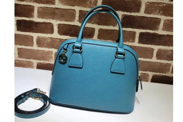 Replica Gucci 449662 GG Calf leather top quality tote bags Blue