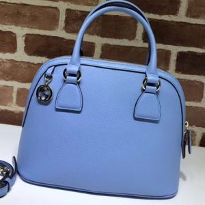 Replica Gucci 449662 GG Calf leather top quality tote bags Light Blue