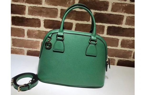 Replica Gucci 449662 GG Calf leather top quality tote bags Green