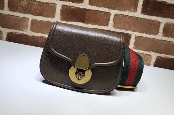 Replica Gucci Saddle bag 495663 Dark Coffee