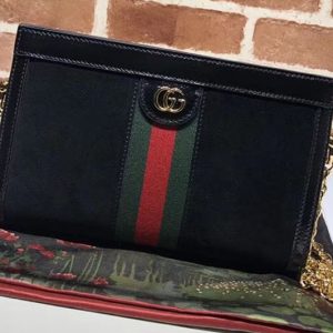 Replica Gucci Ophidia Small Shoulder Bag 503877 Black