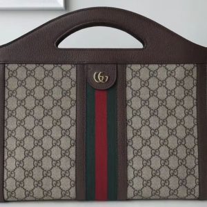 Replica Gucci 512957 GG original canvas ophidia Tote Bag coffee