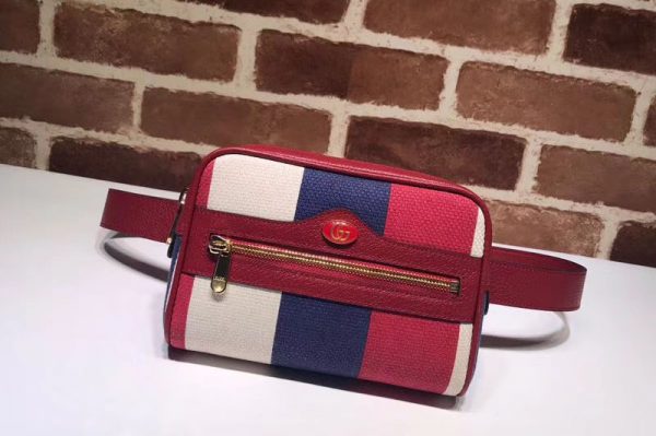 Replica Gucci Ophidia GG Supreme Small Belt Bags Red