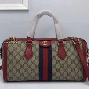 Replica Gucci 524532 GG original canvas ophidia Tote Bags Red