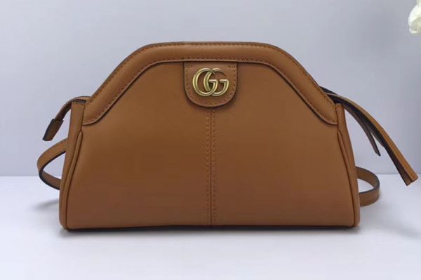 Replica Gucci RE BELLE small shoulder bag 524620 Brown