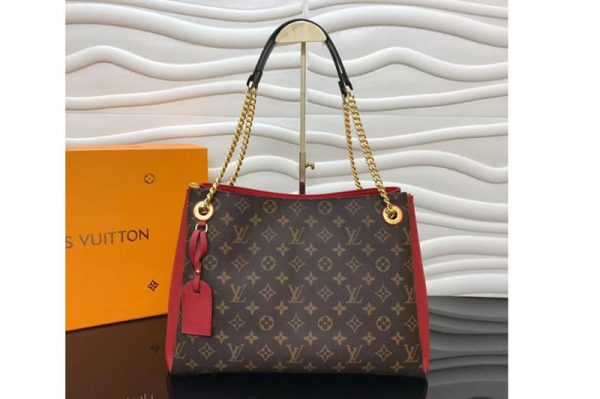 Replica Louis Vuitton M43773 LV Surene MM Monogram Canvas Bags Red