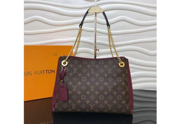 Replica Louis Vuitton M43864 LV Surene MM Monogram Canvas Bags Bordeaux