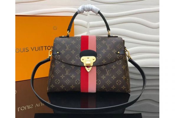 Replica Louis Vuitton M43778 LV Monogram Canvas Georges MM Bags Coquelicot Peche