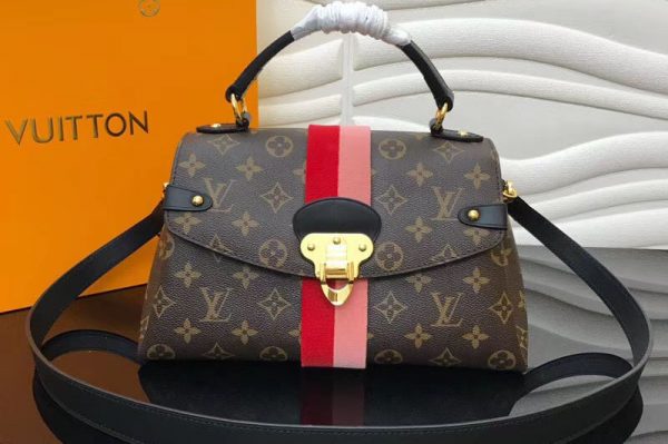 Replica Louis Vuitton M43866 LV Monogram Canvas Georges BB Bags Coquelicot Peche