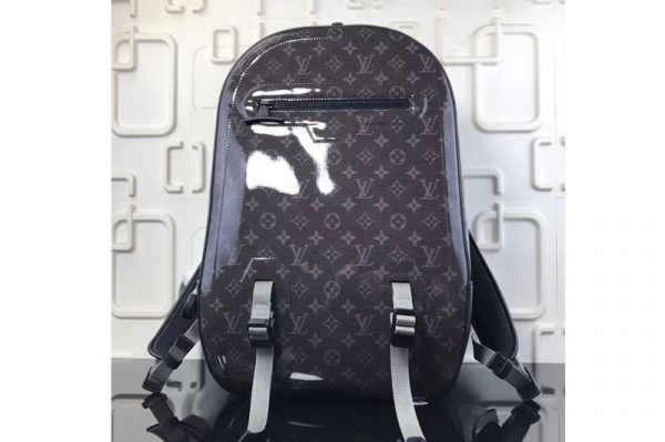 Replica Louis Vuitton M43881 LV Monogram Canvas Backpack GM Black