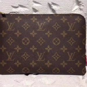 Replica Louis Vuitton M44148 Monogram Canvas Etui Voyage PM Bags Fuchsia