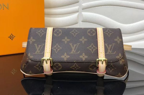 Replica Louis Vuitton M51159 LV Monogram Canvas Pochette Marelle Bum Bag