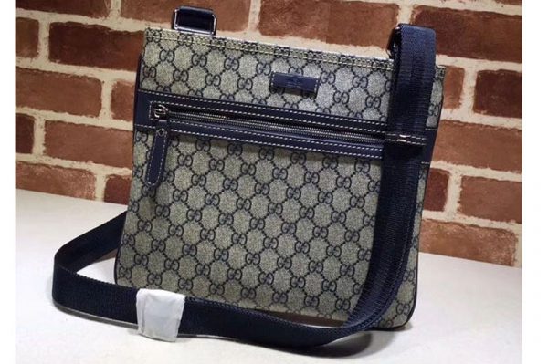 Replica Gucci Flat Messenger Bag 295257 FP48N 4075 Blue