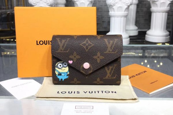 Replica Louis Vuitton M41938 LV Monogram Canvas Victorine Wallet